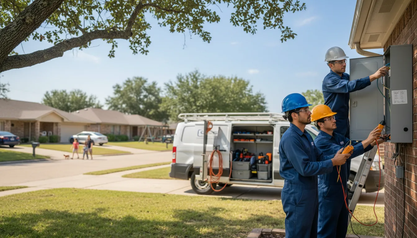 Certified electrician providing emergency electrical services in Morgan, PA